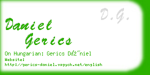 daniel gerics business card